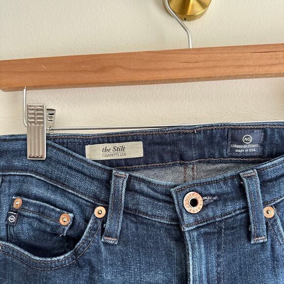 Adriano Goldschmied The Stilt Cigarette Leg Mid Rise Skinny Jeans Blue 26 - Picture 8 of 10